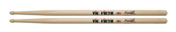 Vic Firth American Concept, Freestyle 55A Hickory Natural Finish Wood Hybrid Tip