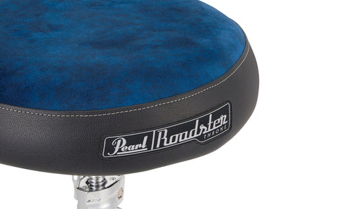 Pearl Roadster Throne 15" Vented Round - Blue Cloth Top D-1500BLST(Blue)