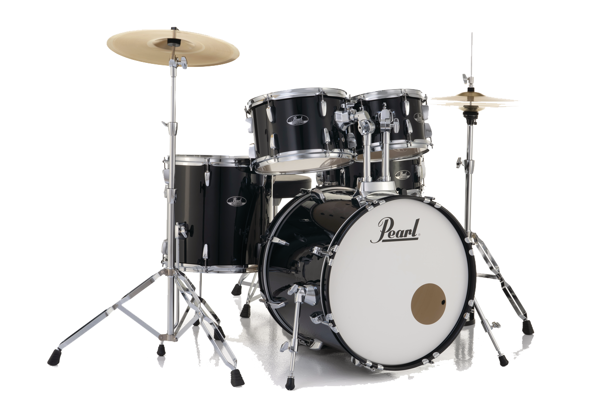 Pearl RS RoadshowX 20" Fusion Drum Kit Package Jet Black