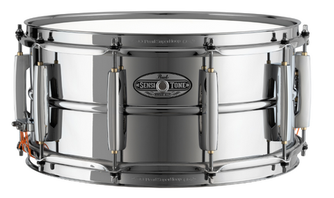 Pearl Sensitone Heritage Alloy 14 by 6.5 inch Steel Snare Drum