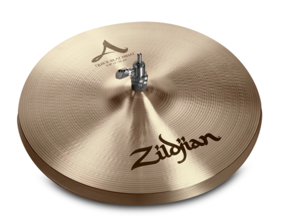 A Zildjian 14in Quick Beat HiHat Pair