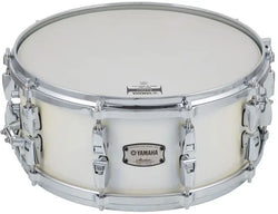 Yamaha Absolute Hybrid Maple 14 by 6 inch Snare - Polar White