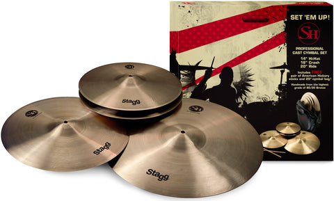 Stagg SH Series Matched Cymbal Set - Regular finish
