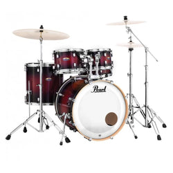 Pearl Decade Maple Fusion Plus Shell Pack - Gloss Deep Red Burst