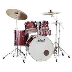 Pearl Export EXX 20″ Fusion Drum Kit with Hardware – Cherry Glitter
