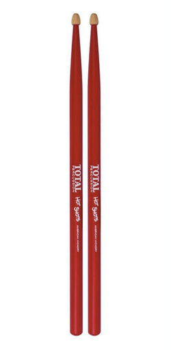 Total Percussion Hot Shots Junior Drum Sticks - Red
