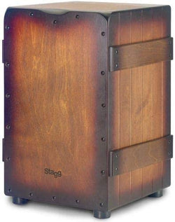 Stagg Crate Design Cajon - Sunburst Finish (CAJ-CRATE-SBB)