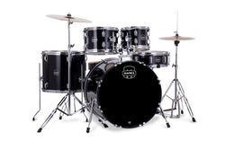 Mapex Comet 5pc Drum Kit with Hardware - Dark Black