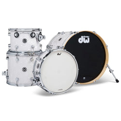 DW DWe 4 piece Shell Pack White Marine Pearl, Front