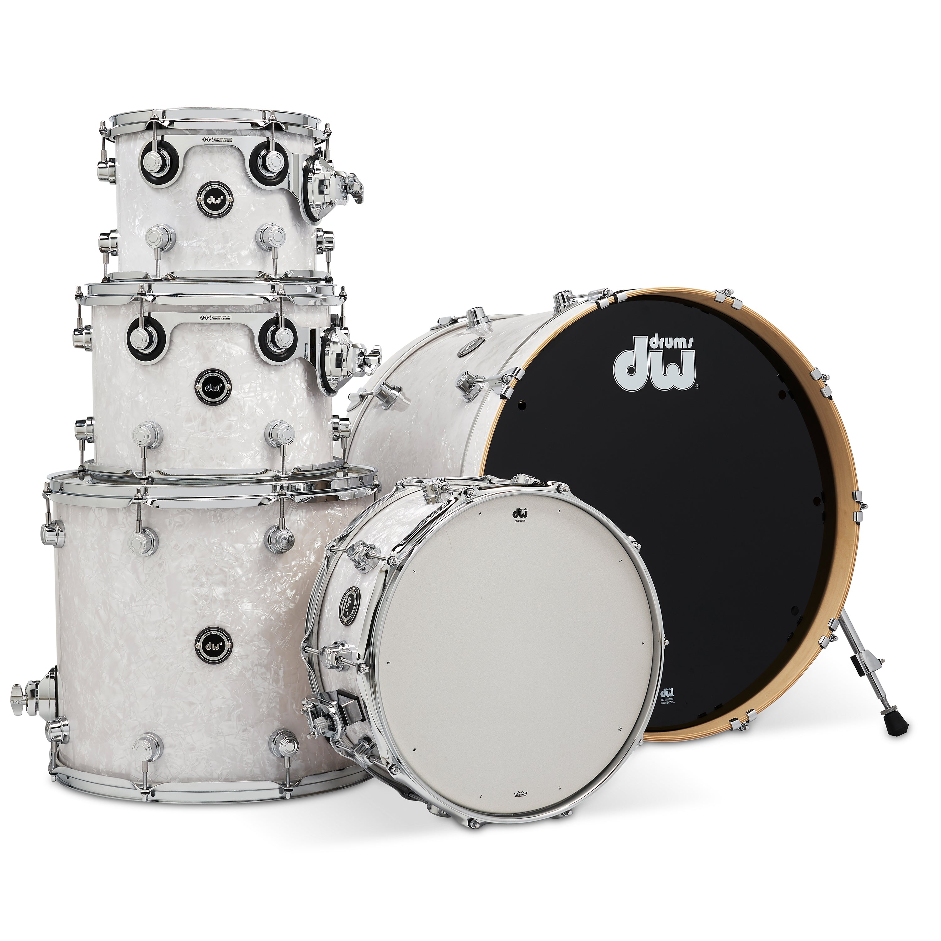 DW 5-piece Shell Pack White Marine Pearl