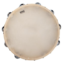 Mano Percussion ED614 12inch Tambourine with 18 pairs of Jingles on double row