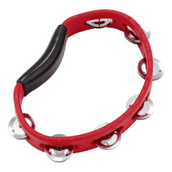 Meinl Steel Jingles Hand Held Tambourine - Red