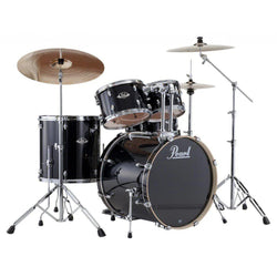Pearl Export EXX 22″ Rock Drum Kit with Hardware – Jet Black
