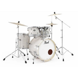 Pearl Export EXX 20″ Fusion Drum Kit with Hardware – Slipstream White