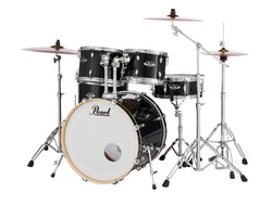 Pearl Export EXX 22″ Fusion Plus 6 Piece Drum Kit with Hardware & Cymbals – Jet Black