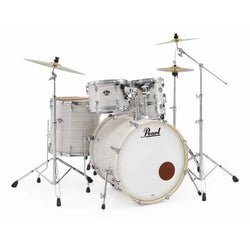 Pearl Export EXX 22″ Fusion Plus Drum Kit with Hardware – Slipstream White
