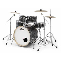 Pearl Export EXX 22″ Fusion Plus Drum Kit with Hardware – Graphite Silver Twist