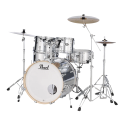 Pearl Export EXX 22″ Rock Drum Kit with Hardware – Mirror Chrome