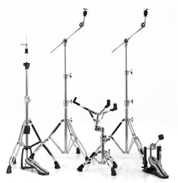 Mapex Mars 600 Chrome Hardware Pack w/ Two Booms, Snare Stand, Hi-Hat Stand and Single Pedal