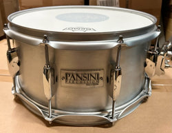 Pansini Solid Aluminium 14” x 6.5 Snare Drum