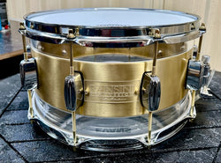 Pansini Percussion Custom 14 x 7 Brass Acrylic Hybrid Snare