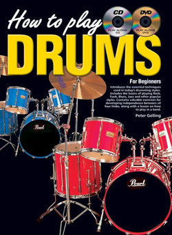 Pro Music - How To Play Drums for Beginners Book/CD/DVD