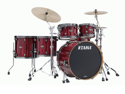 Tama MBS52RZBNS Starclassic Performer 22 inch 5-piece shell pack in Crimson Red Waterfall