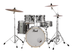 Pearl Export EXX 20″ Fusion Drum Kit with Hardware – Smokey Chrome