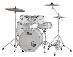 Pearl Export EXX 20″ Fusion Drum Kit with Hardware – Pure White