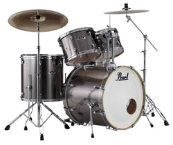 Pearl Export EXX 22″ Rock Drum Kit with Hardware – SMOKEY CHROME