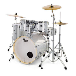 Pearl Export EXX 22″ Rock Drum Kit with Hardware – Arctic Sparkle