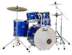 Pearl Export EXX 22″ Rock Drum Kit with Hardware – High Voltage Blue