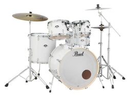 Pearl Export EXX 22″ Fusion Plus Drum Kit with Hardware – Pure White