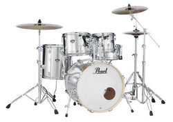 Pearl Export EXX 22″ Fusion Plus Drum Kit with Hardware – Mirror Chrome