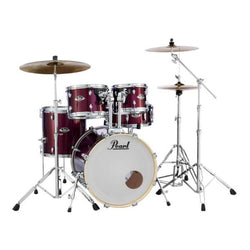 Pearl Export EXX 22″ Fusion Plus Drum Kit with Hardware – Burgundy