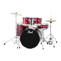 Pearl Export EXX 18″ Junior Drum Kit with Hardware – Black Cherry Glitter