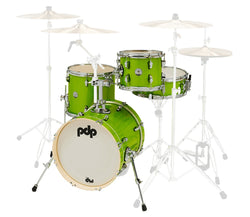 PDP PDNY1604EL New Yorker 4pc Shell Pack – Electric Green Sparkle
