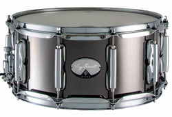 Dixon Gregg Bissonette Signature Steel Snare Drum in Black Nickel - 14 x 6.5