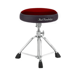 Pearl Roadster Drum Throne Vented Round - Red Cloth Top
