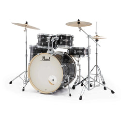 Pearl Export EXX 22″ Fusion Plus 6 Piece Drum Kit with Hardware & Cymbals – Graphite Silver Twist