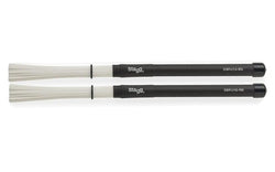 Stagg SBRU10-RN Nylon Brushes - Rubber Handles