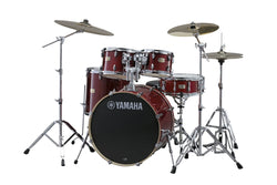 Yamaha SCB22PSTCR Stage Custom Birch Kit with Paiste PST5 Cymbal Pack – Euro Cranberry Red