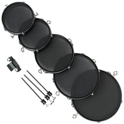 Pro Music - Mesh Drum Head Practice Set - 5Pk