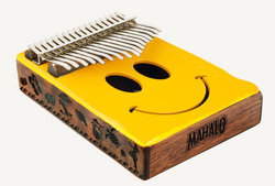 Mahalo Smiley Face Design Kalimba - 17 Key