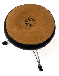 Roc N Soc - Round Tan Throne - Spindle Thread Top View