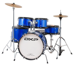 DXP 5 Piece Deluxe Junior Drum Kit - Midnight Blue