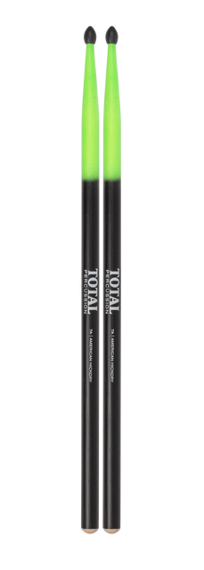 Total Percussion 7A Nylon Tip Green - Black