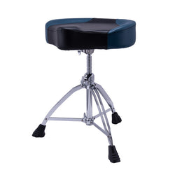 Mapex Double Braced Drum Throne Saddle - Blue Leatherette
