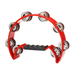 Stagg TAB-2-RD – Cutaway plastic tambourine with 16 jingles – RED