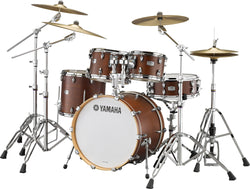 Yamaha TC20CHS Tour Custom Fusion 5 Piece Kit + Hardware - Chocolate Satin